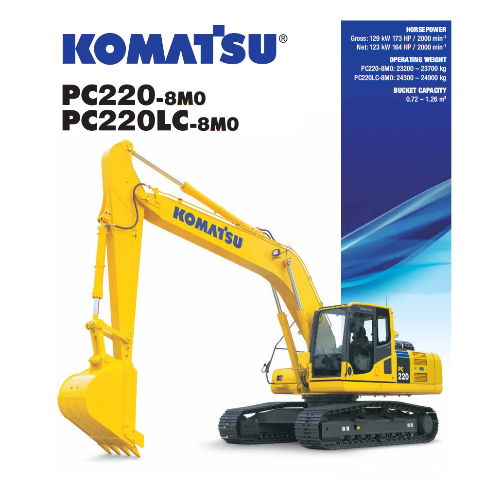 Komatsu Excavator PC220-8 Working Hour 3500